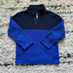 The Children’s Place Navy & Blue Colorblock 1/4 Zip Pullover 5T